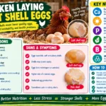 Chicken Laying Soft Shell Eggs