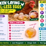 Chicken Laying Shell-Less Eggs