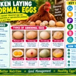 Chicken Laying Eggs With Thin Shells