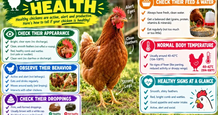 How to Tell If a Chicken Is Healthy