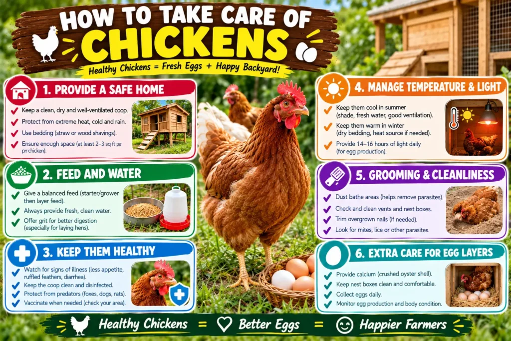 How to Take Care of Chickens