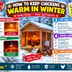 How to Keep Chickens Warm in Winter