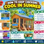 How to Keep Chickens Cool in Summer