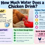 How Much Water Does a Chicken Drink