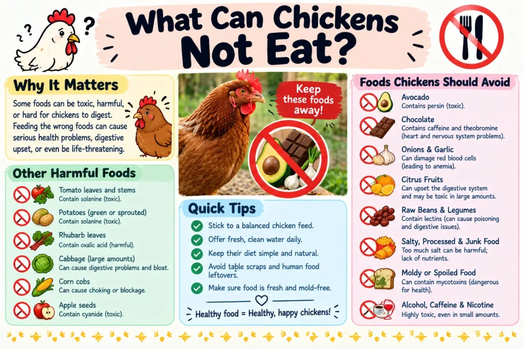 What Can Chickens Not Eat