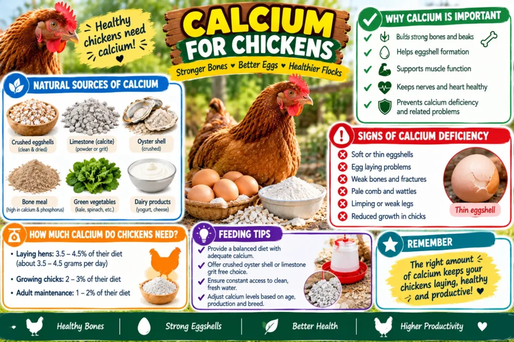 Calcium for Chickens