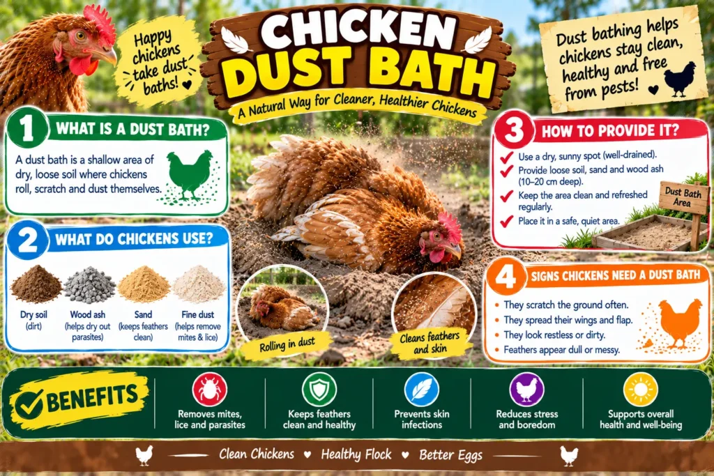 Chicken Dust Bath