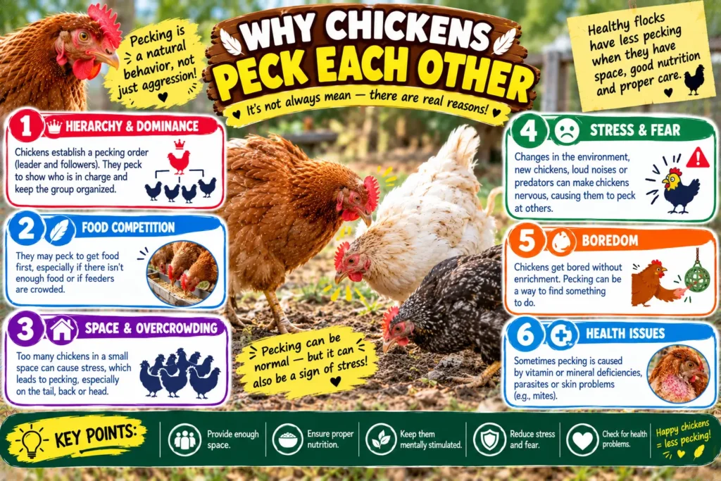 Why Chickens Peck Each Other