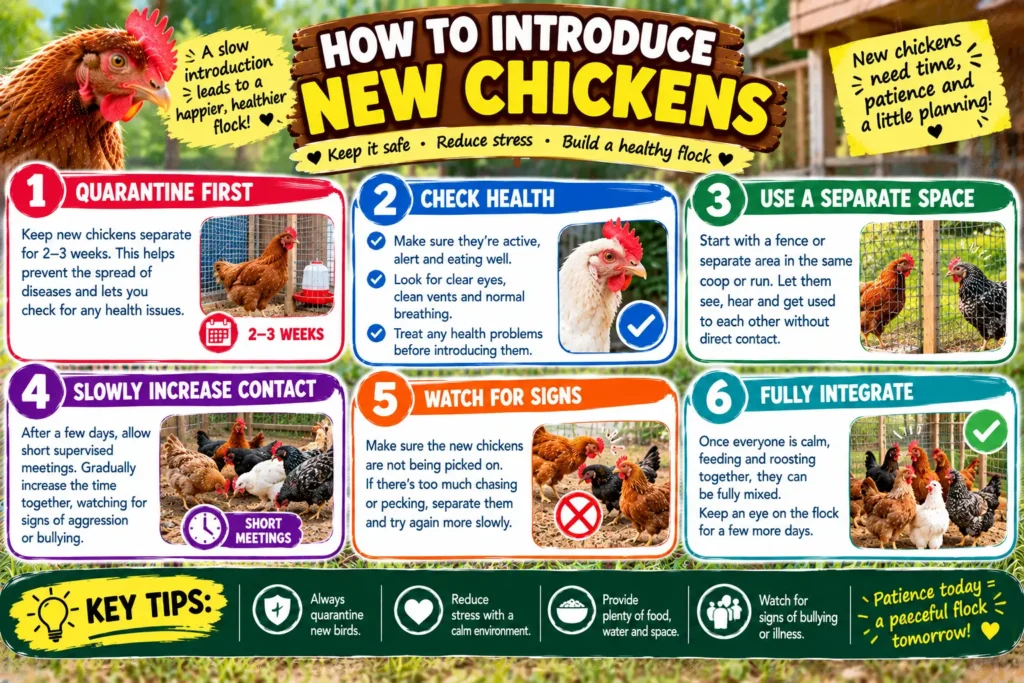 How to Introduce New Chickens