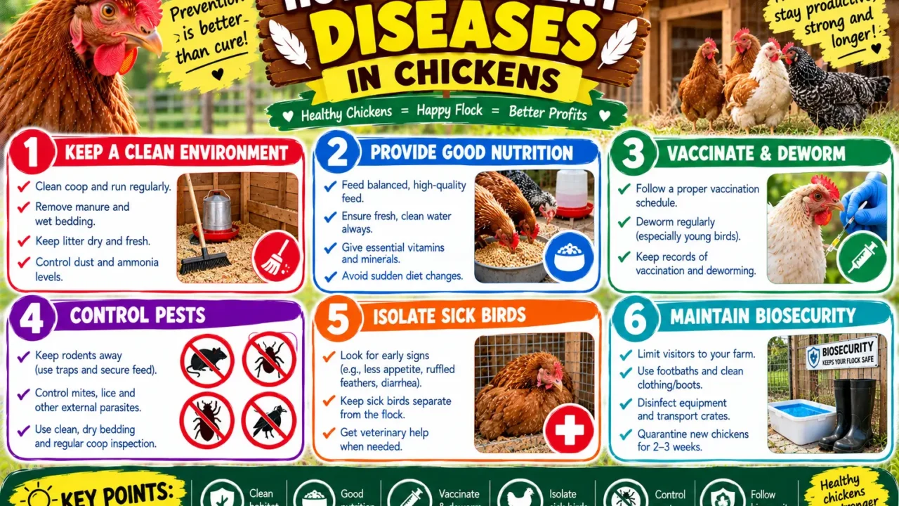 How to Prevent Diseases in Chickens