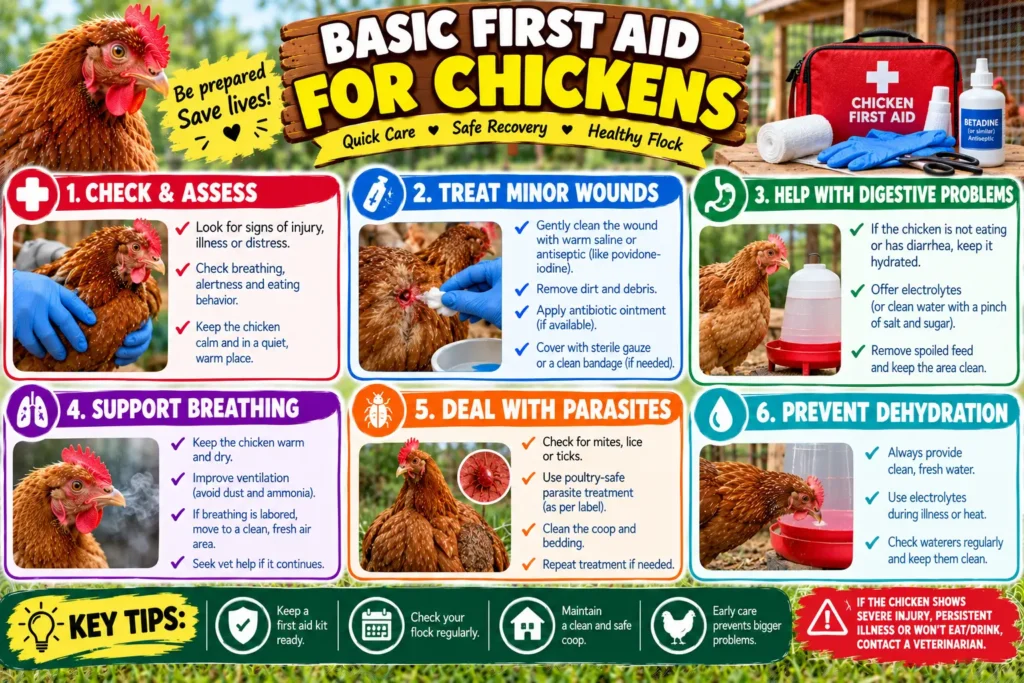 Basic First Aid for Chickens