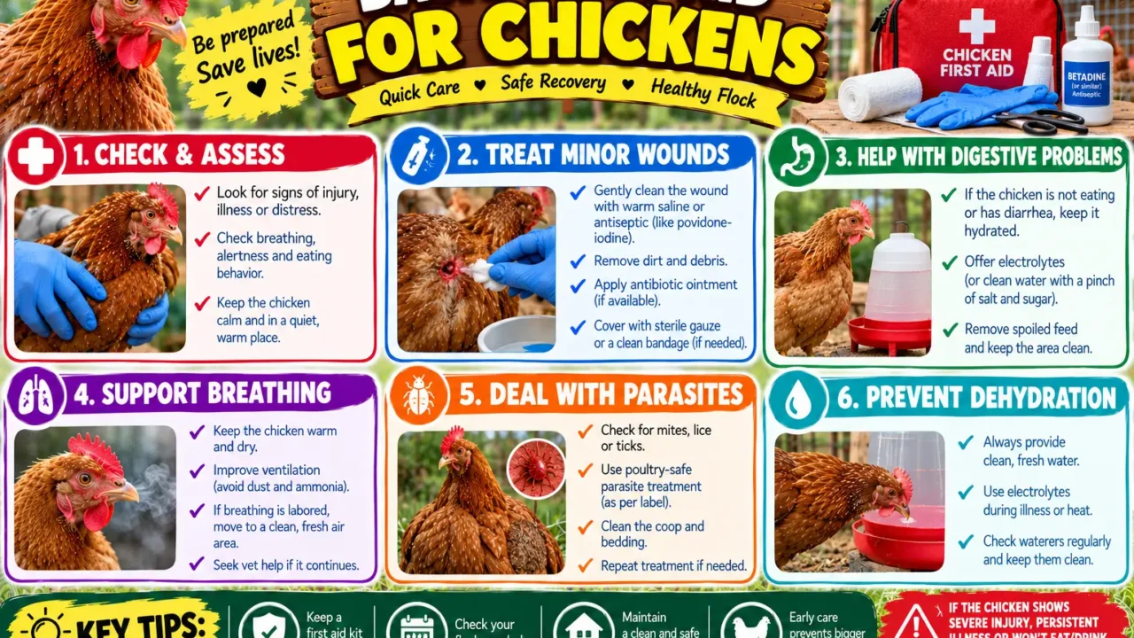 Basic First Aid for Chickens